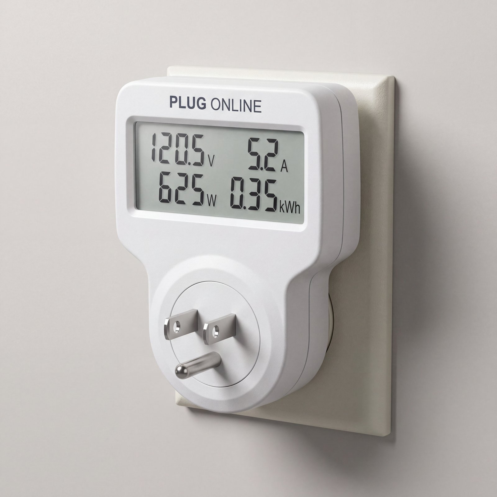 Energy Monitor Plug With Display