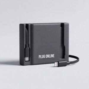 Power Bank With Built-In Cables